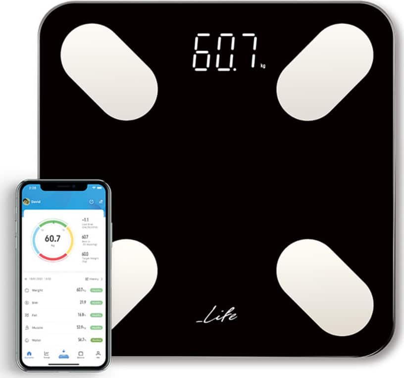 Petite-863.jpeg LIFE PETITE Bluetooth ηλεκτρονική ζυγαριά μπάνιου ΕΩΣ 12 ΔΟΣΕΙΣ - Image 1