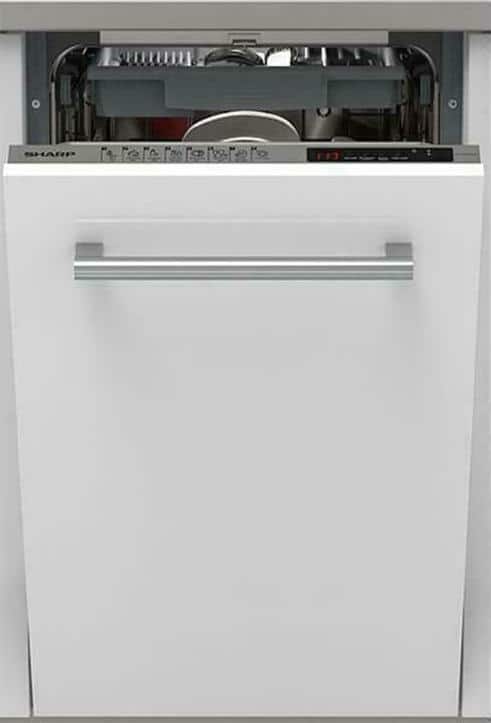 QW-NS1GI47-EX_01-2c6.jpg SHARP QW-NS1GI47 EX Πλήρως Εντοιχιζόμενο Πλυντήριο Πιάτων για 10 Σερβίτσια Π45xY87εκ. Λευκό E ΕΩΣ 12 ΔΟΣΕΙΣ - Image 1