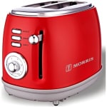 MORRIS R20816TSR Φρυγανιέρα 2 Θέσεων 850W Μαύρη ΕΩΣ 12 ΔΟΣΕΙΣ