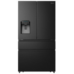 Hisense RF728N4SBFE Ψυγείο Ντουλάπα 560lt Total NoFrost Υ178.5xΠ91.4xΒ72.5εκ. Black ΕΩΣ 12 ΔΟΣΕΙΣ