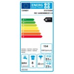 CANDY RO 1486DWMCE/1-S Πλυντήριο Ρούχων 8kg A+++ ΕΩΣ 12 ΔΟΣΕΙΣ - Image 2