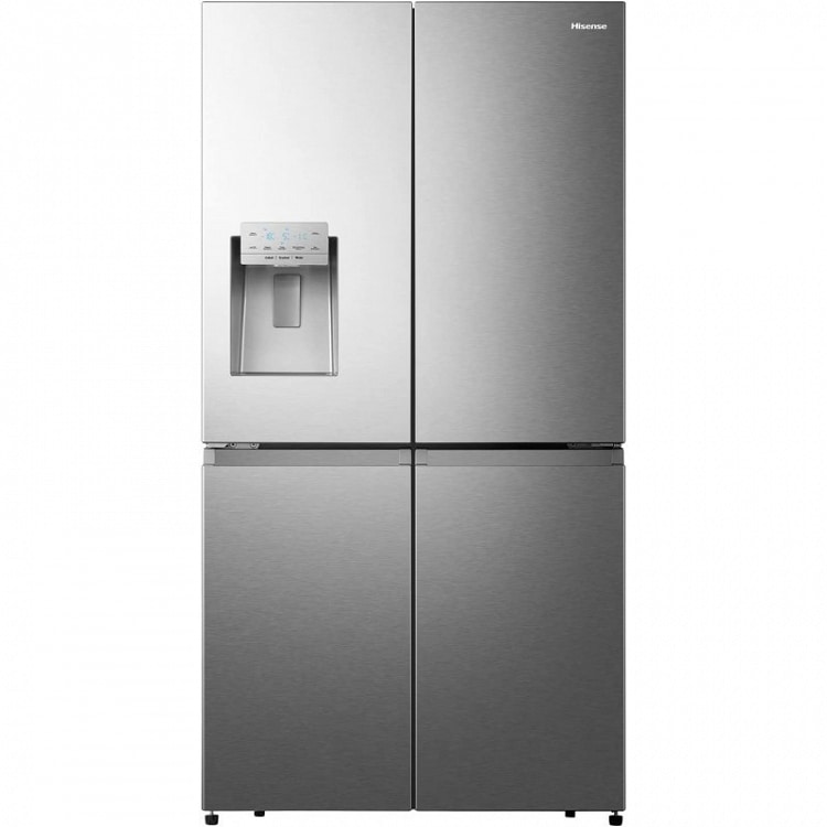 RQ760N4SASE-788.jpeg Hisense RQ760N4SASE Ψυγείο Ντουλάπα 585lt Total NoFrost Υ178.5xΠ91.4xΒ72.5cm Inox ΕΩΣ 12 ΔΟΣΕΙΣ - Image 1