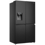 Hisense RQ760N4SBFE Ψυγείο Ντουλάπα 584lt Total NoFrost Υ178.5xΠ91.4xΒ72.5cm Μαύρο ΕΩΣ 12 ΔΟΣΕΣ