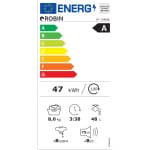 Robin RT-1080BL Πλυντήριο Ρούχων 8kg 1200 Στροφών Μαύρο ΕΩΣ 12 ΔΟΣΕΙΣ - Image 2