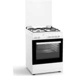 THERMOGATZ TGS-3510 Μικτή Κουζίνα Εστίες Αερίου Φούρνος Ηλεκτρικός Λευκή ΕΩΣ 12 ΔΟΣΕΙΣ