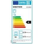 United UFC-68252 Κουζίνα Εμαγιέ 50lt 50εκ. Λευκή (ΕΩΣ 12 ΔΟΣΕΙΣ) - Image 2