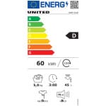 United UWM-5108 Πλυντήριο Ρούχων 5kg 800 Στροφών ΕΩΣ 12 ΔΟΣΕΙΣ - Image 2