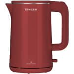 Singer WK-15050 Βραστήρας 1.5lt 2200W Κόκκινος (ΕΩΣ 12 ΔΟΣΕΙΣ)