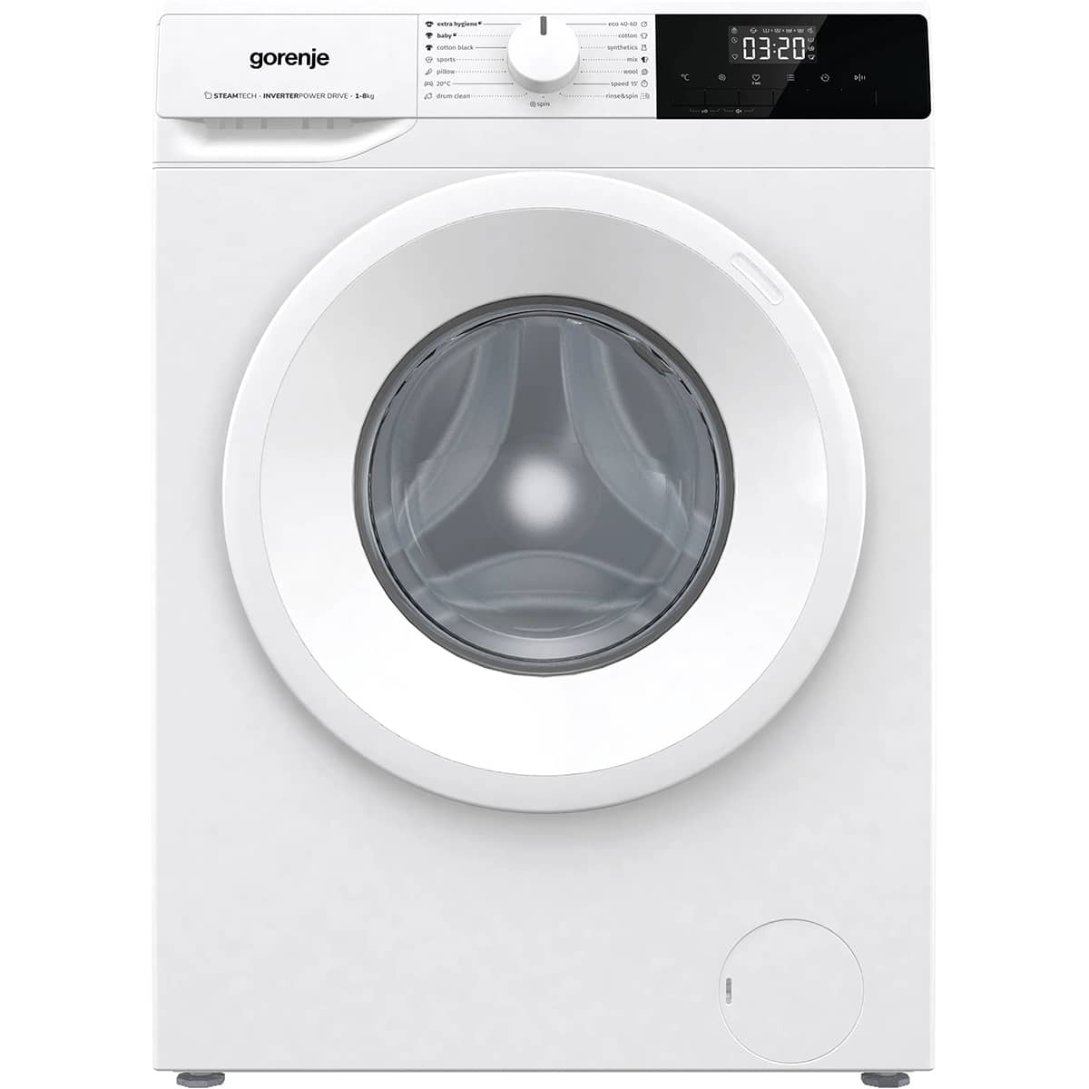 WNHPI84AS-A-34c.jpeg Gorenje Πλυντήριο Ρούχων 8kg 1400 Στροφών WNHPI84AS (ΕΩΣ 12 ΔΟΣΕΙΣ) - Image 1
