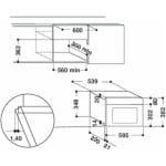 WHIRLPOOL AMW 435/IX Εντοιχιζόμενος Φούρνος Μικροκυμάτων 22lt 750w ΕΩΣ 12 ΔΟΣΕΙΣ - Image 2