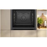 Neff B5ACH7AG3 Φούρνος άνω Πάγκου 71lt χωρίς Εστίες Π59.4εκ. Γκρι ΕΩΣ 12 ΔΟΣΕΙΣ - Image 3
