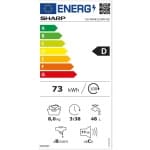 SHARP ES-NFA8121WD Πλυντήριο Ρούχων 8KG ΕΩΣ 12 ΔΟΣΕΙΣ - Image 2
