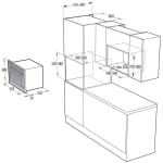 Gorenje BM201AG1X Εντοιχιζόμενος Φούρνος Μικροκυμάτων με Grill 20lt Inox ΕΩΣ 12 ΔΟΣΕΙΣ - Image 2