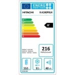 HITACHI R-H240PRU4 SLS Ψυγείο Δίπορτο Full NoFrost Inox A+ ΕΩΣ 12 ΔΟΣΕΙΣ - Image 2