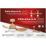 Ανεμιστήρας Οροφής DC με Τηλεχειριστήριο Telemax Levantes 46-YJ356 NL ΕΩΣ 12 ΔΟΣΕΙΣ - Image 2