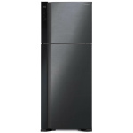 Hitachi R-V541PRU0-1 BBK Ψυγείο Δίπορτο 450lt, Total NoFrost, Ε (Υ183.5xΠ71.5xΒ74εκ) Μαύρο (ΕΩΣ 12 ΔΟΣΕΙΣ)
